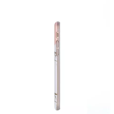 Coque en marbre d&#039;ananas dor&eacute; la coque compatible avec iPhone 6 6s - Or blanc rose