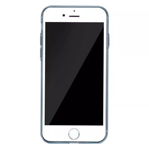 Coque transparente Baseus Simple Series pour iPhone 7 Plus 8 Plus - Bleu