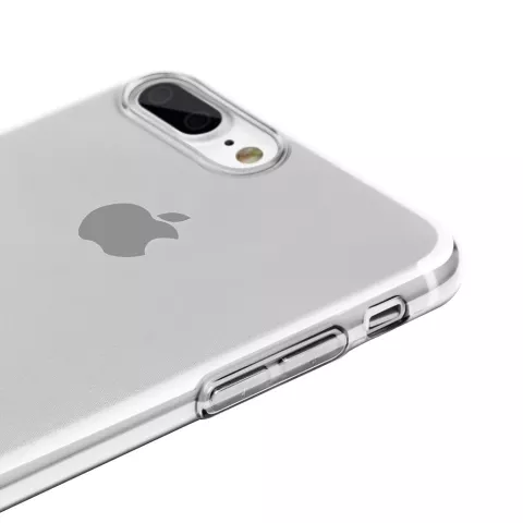 Coque transparente Baseus Simple Series compatible avec iPhone 7 Plus 8 Plus - Transparente