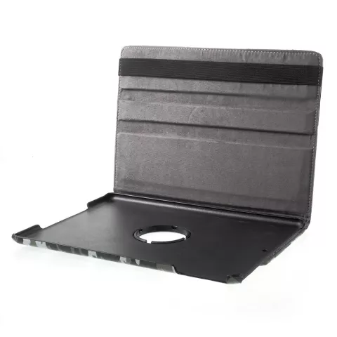 Housse &agrave; imprim&eacute; militaire &agrave; manches camouflage compatible avec iPad 2017 2018 - Vert Blanc Noir