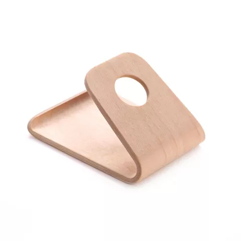 Support de support de t&eacute;l&eacute;phone en bois de luxe SAMDI - Support en bois
