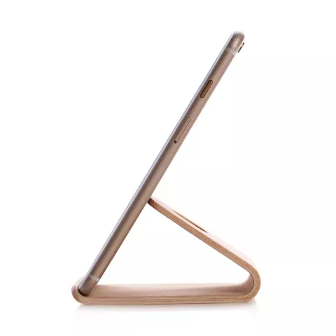 Support de support de t&eacute;l&eacute;phone en bois de luxe SAMDI - Support en bois