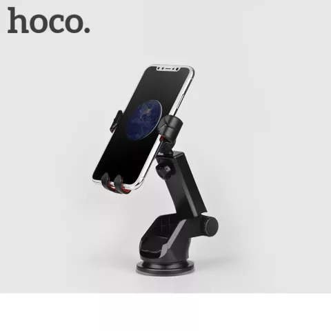 Hoco CA26 Kingcrab Support universel pour t&eacute;l&eacute;phone - Noir Auto