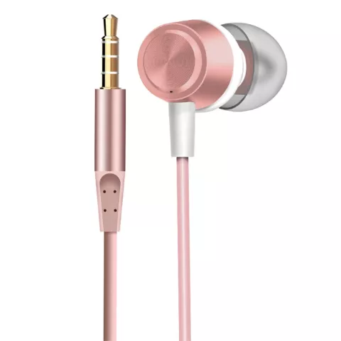 Rose &eacute;couteurs confortables intra-auriculaires r&eacute;duction du bruit Joyroom - Rose