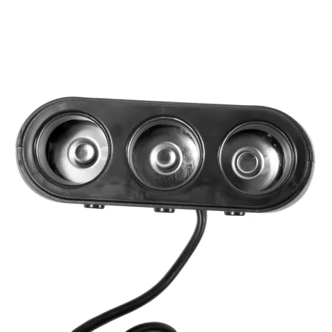R&eacute;partiteur de port prise allume-cigare HUB 120W - Noir
