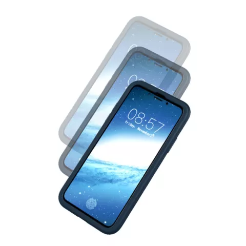 Bande de sport Housse de protection en silicone compatible avec iPhone X XS - Bracelet noir