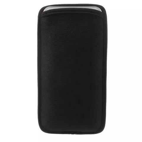 &Eacute;tui universel &agrave; glisser en n&eacute;opr&egrave;ne pour smartphone, pochette pour t&eacute;l&eacute;phone - Noir