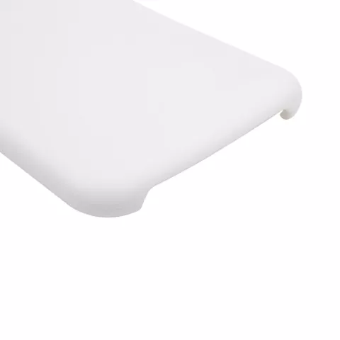 Coque flexible en TPU compatible avec iPhone X XS - Blanc