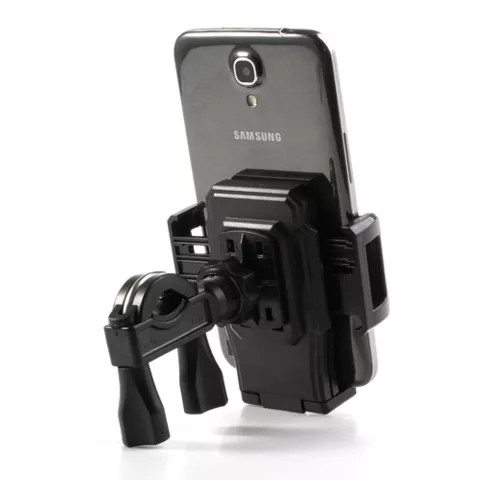 Support de t&eacute;l&eacute;phone pour guidon de v&eacute;lo, support de v&eacute;lo universel r&eacute;glable - Noir