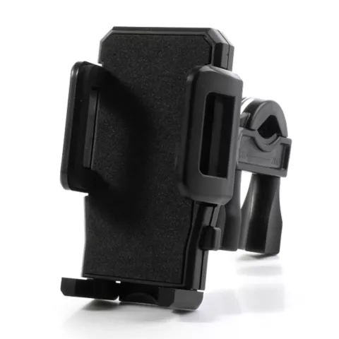 Support de t&eacute;l&eacute;phone pour guidon de v&eacute;lo, support de v&eacute;lo universel r&eacute;glable - Noir
