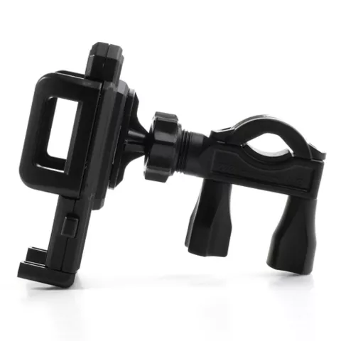 Support de t&eacute;l&eacute;phone pour guidon de v&eacute;lo, support de v&eacute;lo universel r&eacute;glable - Noir