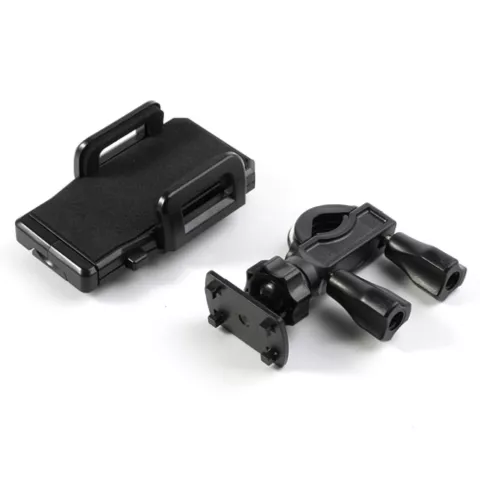 Support de t&eacute;l&eacute;phone pour guidon de v&eacute;lo, support de v&eacute;lo universel r&eacute;glable - Noir