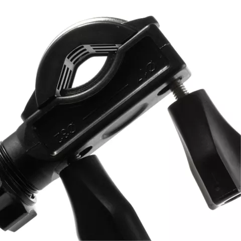 Support de t&eacute;l&eacute;phone pour guidon de v&eacute;lo, support de v&eacute;lo universel r&eacute;glable - Noir