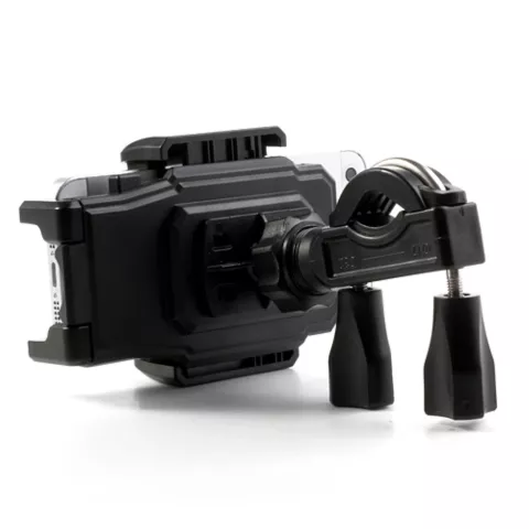 Support de t&eacute;l&eacute;phone pour guidon de v&eacute;lo, support de v&eacute;lo universel r&eacute;glable - Noir