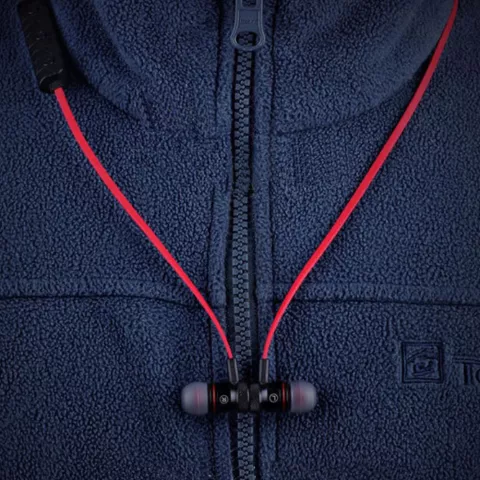 BH-M9 In-Ear Mains Libres Sans Fil Bluetooth 4.1 &Eacute;couteurs De Sport Micro - Noir Rouge