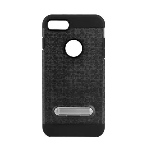 &Eacute;tui hybride en plastique TPU standard compatible avec iPhone 7 8 - Noir