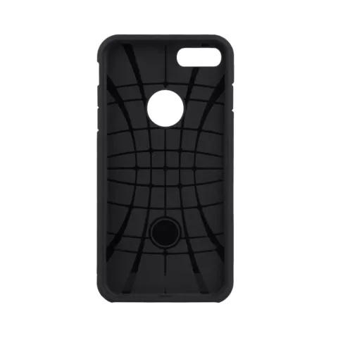 &Eacute;tui hybride en plastique TPU standard compatible avec iPhone 7 8 - Noir