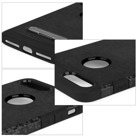 &Eacute;tui hybride en plastique TPU standard compatible avec iPhone 7 8 - Noir