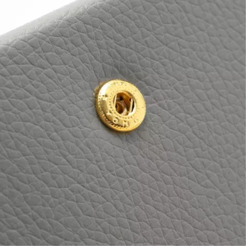Portefeuille universel pour smartphone et biblioth&egrave;que en cuir - Gris