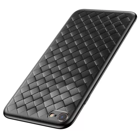 Coque iPhone 6 6s en TPU Baseus Weaving Case - Noire