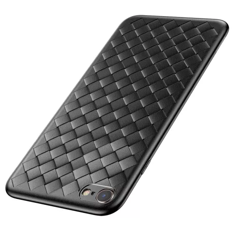 Baseus Weaving Case tiss&eacute; compatible avec la coque en TPU iPhone 6 6s - Noir