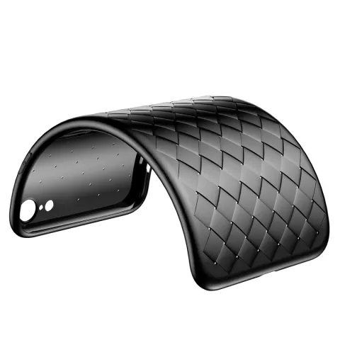 Baseus Weaving Case tiss&eacute; compatible avec la coque en TPU iPhone 6 6s - Noir