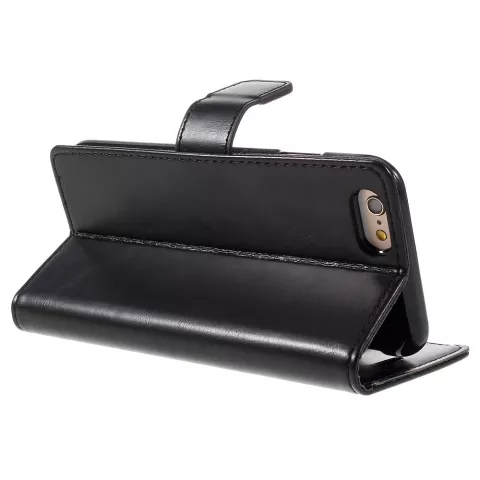 &Eacute;tui portefeuille Mercury Blue Moon Bookcase compatible avec iPhone 6 6s - Cuir noir