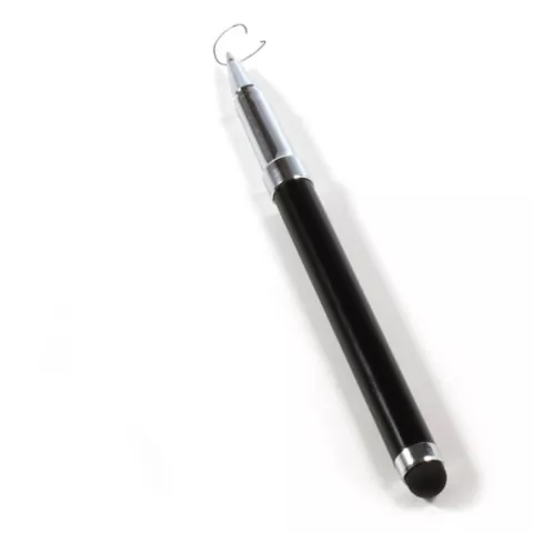 Stylet Stylo &agrave; bille 2 en 1 tactile universel - Noir