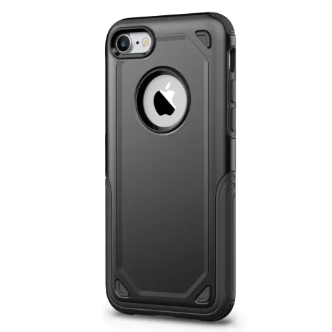 Coque antichoc Pro Armor compatible avec iPhone 7 8 SE 2020 SE 2022 - Coque noire
