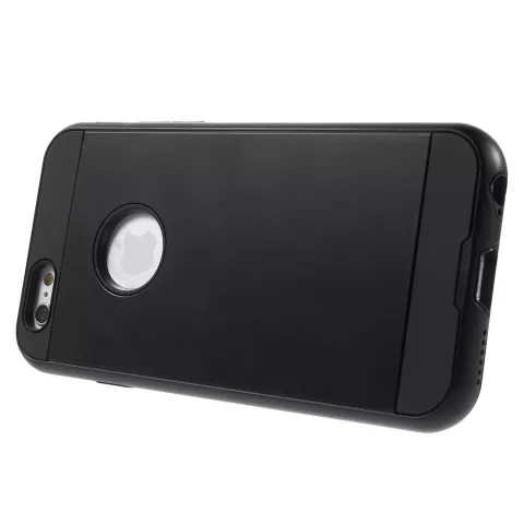Housse de protection antichoc en TPU compatible avec iPhone 6 6s - Tr&egrave;s robuste - Noir