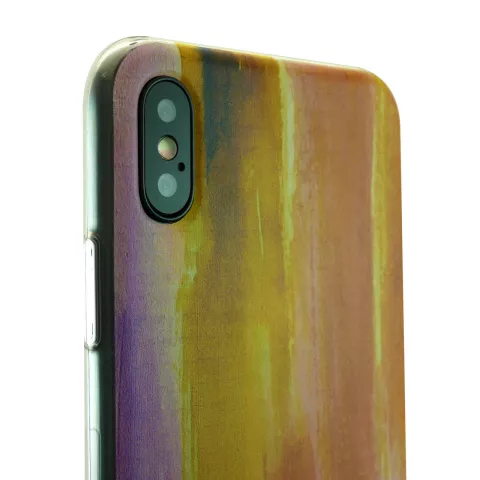 &Eacute;tui coucher de soleil peint &agrave; la main Tinystories compatible avec iPhone X XS - Sunset Case