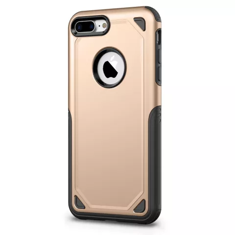 Coque de protection Pro Armor Gold pour iPhone 7 Plus 8 Plus - Coque Gold