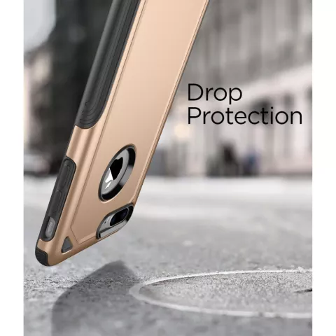 Coque de protection Pro Armor Gold compatible avec iPhone 7 Plus 8 Plus - Gold Case