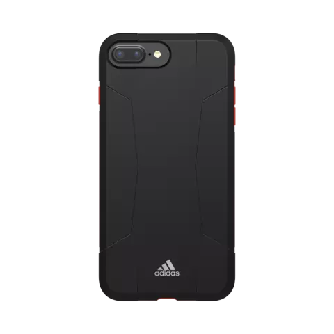 Coque Adidas Solo iPhone 6 Plus 6s Plus 7 Plus 8 Plus - Noir Rouge