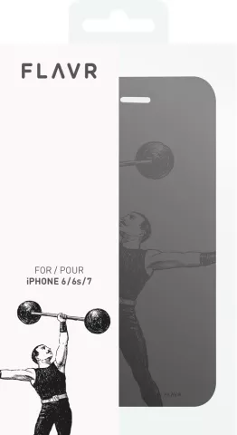&Eacute;tui Halt&eacute;rophile FLAVR Adour Case Circus iPhone 6 6s 7 8 SE 2020 SE 2022 - Noir Gris