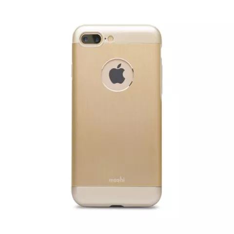 Coque iPhone 7 Plus 8 Plus Moshi iGlaze Armor - Or Satin&eacute;