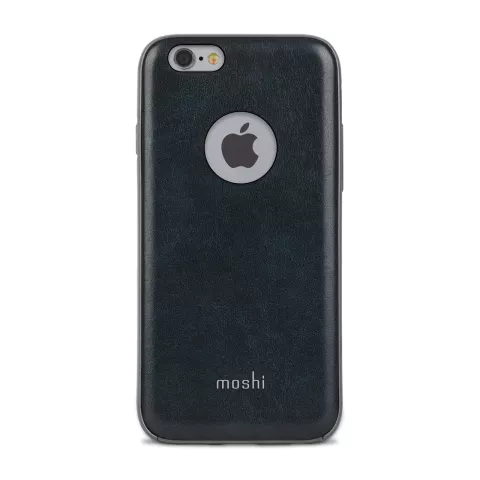 IPhone 6 6s Moshi iGlaze Napa - Noir Cuir bleu fonc&eacute;