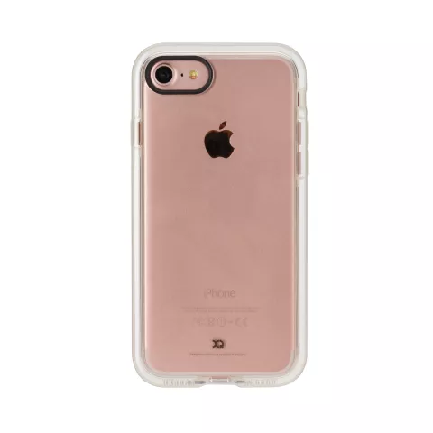 Coque iPhone 7 8 SE 2020 SE 2022 Xqisit Phantom Xplore Case - Blanc Transparent