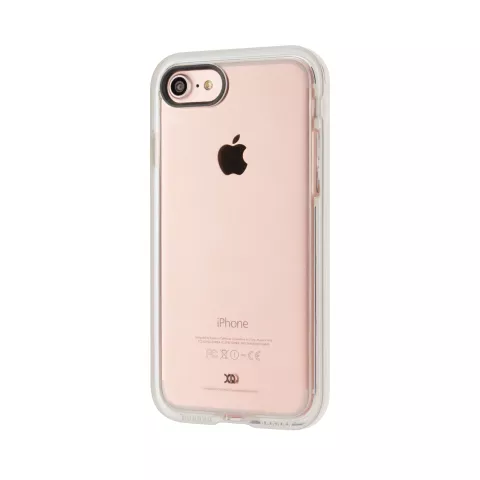 Coque iPhone 7 8 SE 2020 SE 2022 Xqisit Phantom Xplore Case - Blanc Transparent