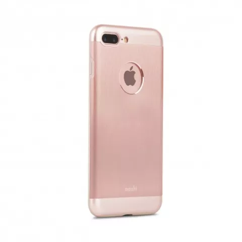 Coque iPhone 7 Plus 8 Plus Moshi iGlaze Armor - Rose Gold