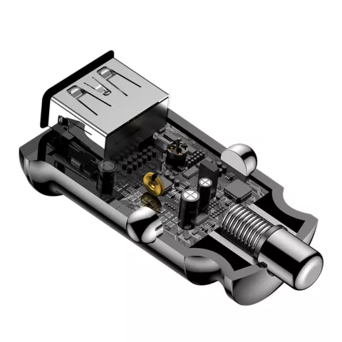 Chargeur de voiture universel double USB Baseus 3,1 amp&egrave;res - noir