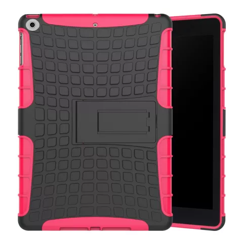 Housse de protection standard Survivor compatible avec iPad 2017 2018 - Rose Noir