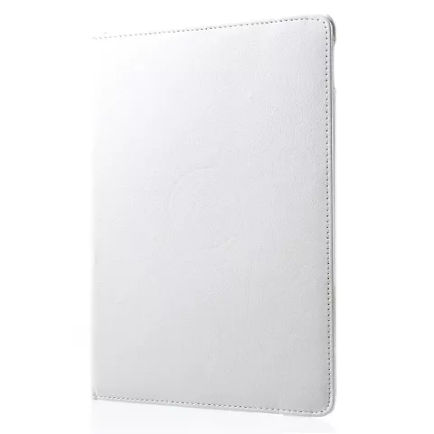 Housse en cuir compatible avec iPad Air 3 (2019) &amp; iPad Pro 10,5 &amp; iPad 10,2 pouces, &eacute;tui rotatif - Blanc
