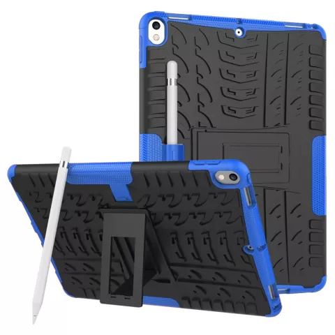 Polycarbonate TPU hybride compatible avec la coque iPad Air 3 (2019) et iPad Pro 10,5 pouces - Blue Profile Standard