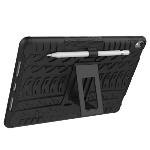 Polycarbonate TPU hybride &eacute;tui compatible avec iPad Air 3 (2019) et iPad Pro 10,5 pouces - Profil noir standard