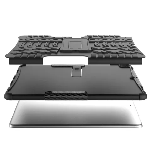 Polycarbonate TPU hybride &eacute;tui compatible avec iPad Air 3 (2019) et iPad Pro 10,5 pouces - Profil noir standard