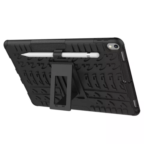 Polycarbonate TPU hybride &eacute;tui compatible avec iPad Air 3 (2019) et iPad Pro 10,5 pouces - Profil noir standard