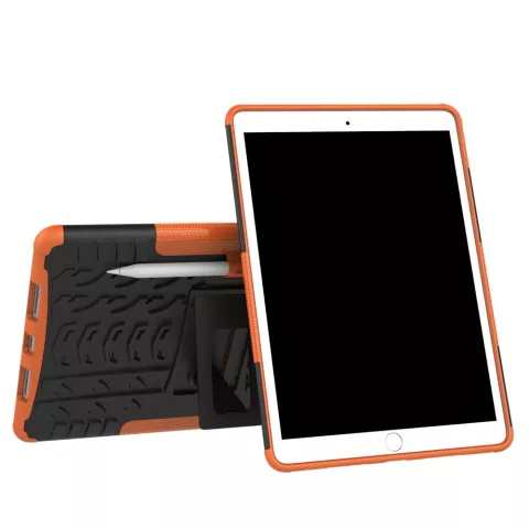 Polycarbonate TPU hybride compatible avec la coque iPad Air 3 (2019) et iPad Pro 10,5 pouces - Orange Profile Standard
