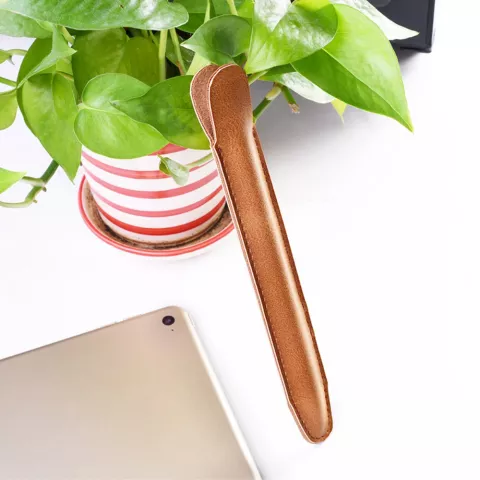 Housse en cuir pour Apple Pencil - Marron
