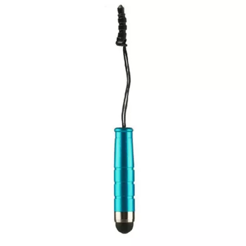 Mini stylet prise casque aux - bleu clair